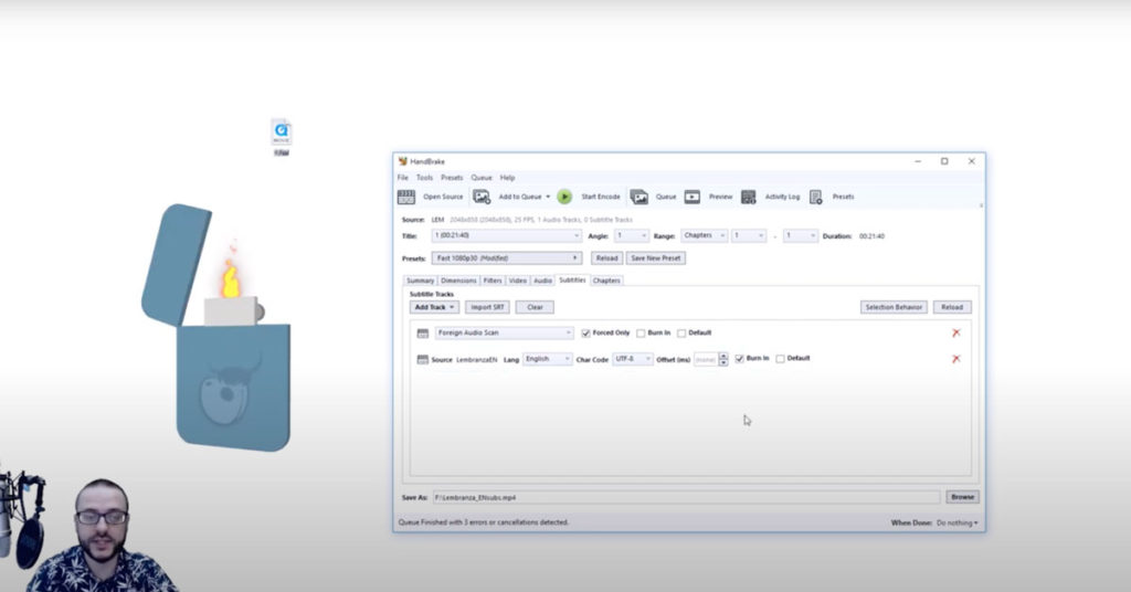 Subtítulos al HandBrake en 5 sencillos pasos
